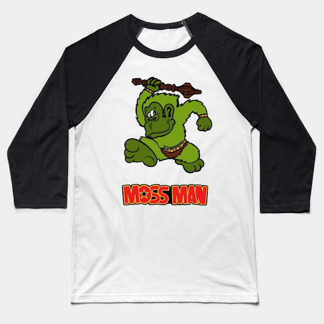 Mossy Kong Baseball T-Shirt by Chaosblue